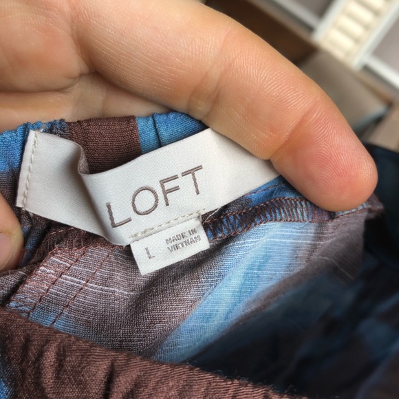 LOFT summer jumpsuit size L - Picture 5 of 5